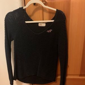 Black knitted hollister sweater!